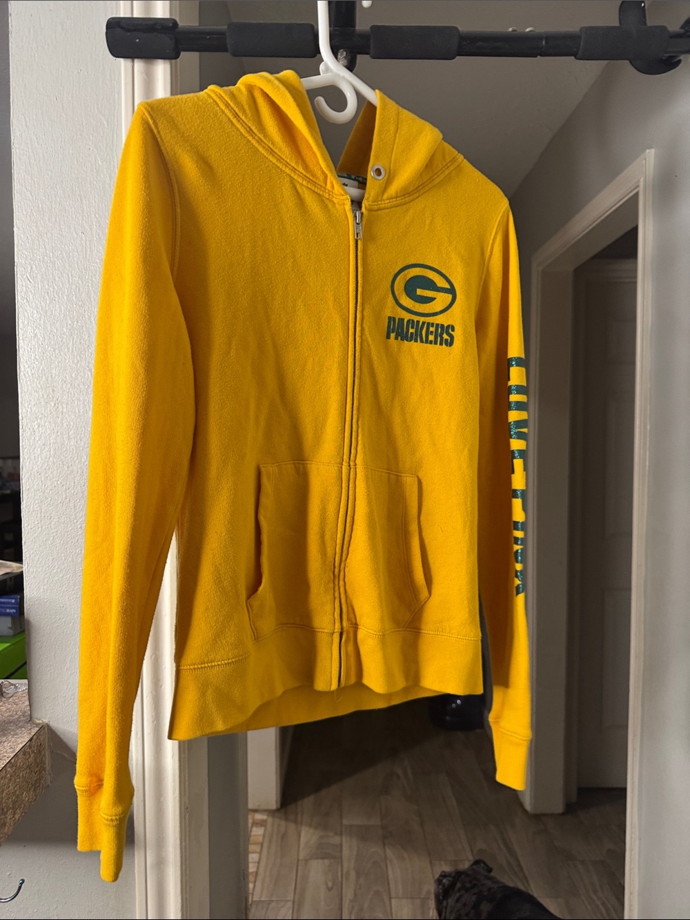 Women’s Yellow Full-Zip Hoodie